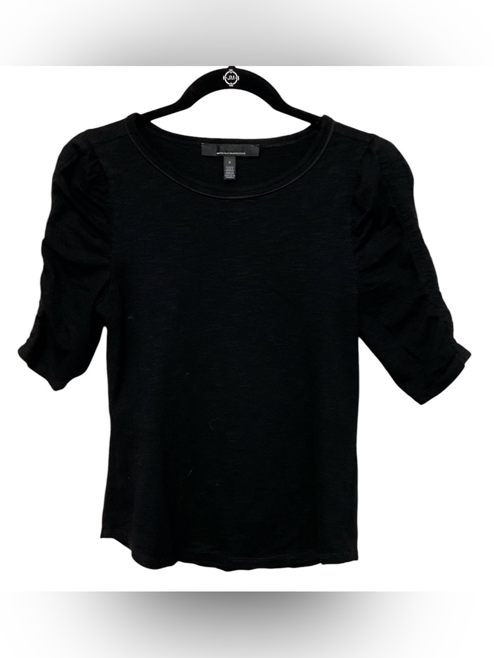 White House Black Market Ruched Sleeve Top – Size Small